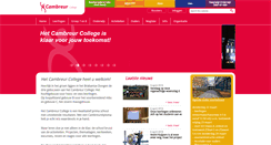 Desktop Screenshot of cambreurcollege.nl